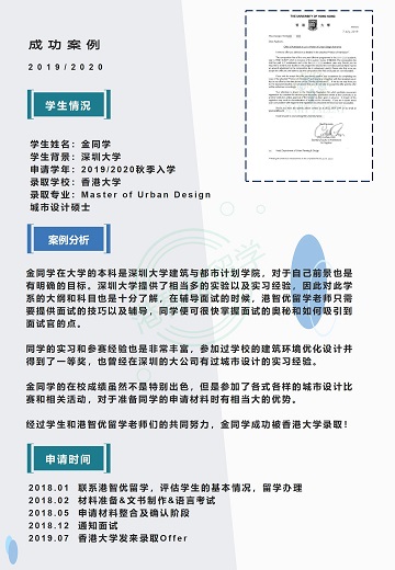 菁英职教网offer | 香港大学城市设计硕士