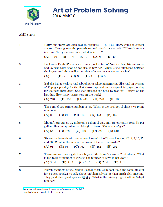 AMC8数学竞赛的难度解析与适合年级指南