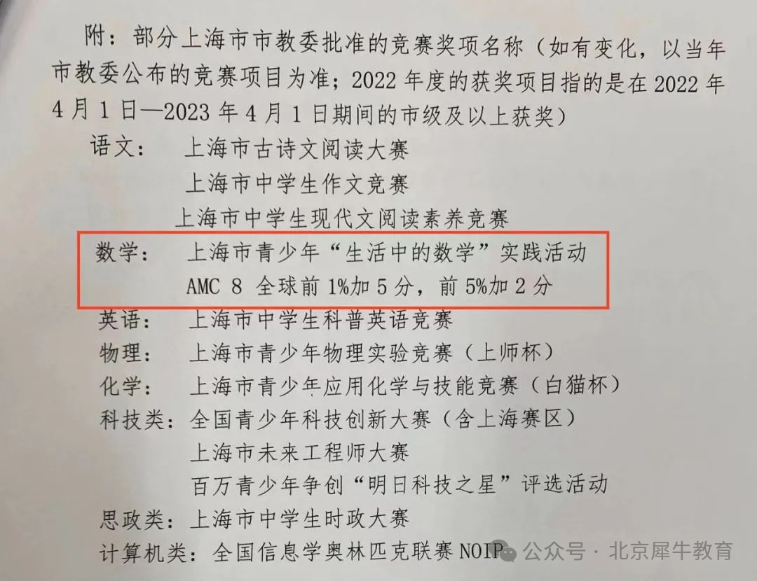 上海小学都在参加AMC8竞赛？AMC8线上线下课程推荐！