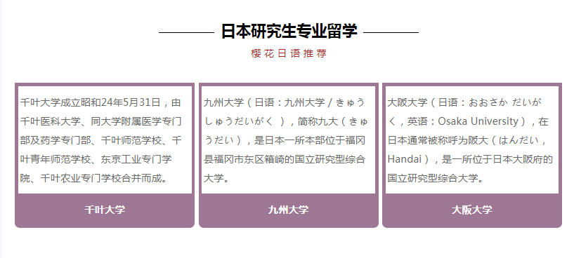 樱花日语培训学校